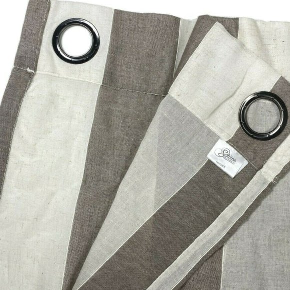 2 Softline Luxury Curtains Panels Drapes Linen 84" - Picture 4 of 10